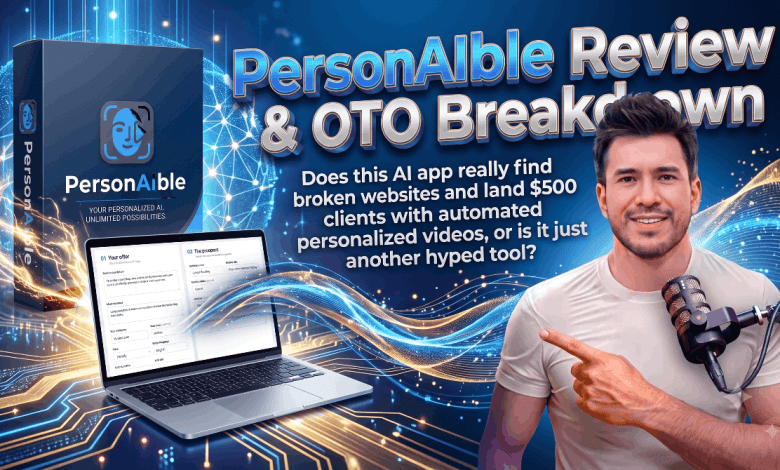 PersonAIble Review - Does This AI App Really Find Broken Websites And Land $500 Clients With Automated Personalized Videos, Or Is It Just Another Hyped Tool? (The Truth & OTOs) 1 PersonAIble Review