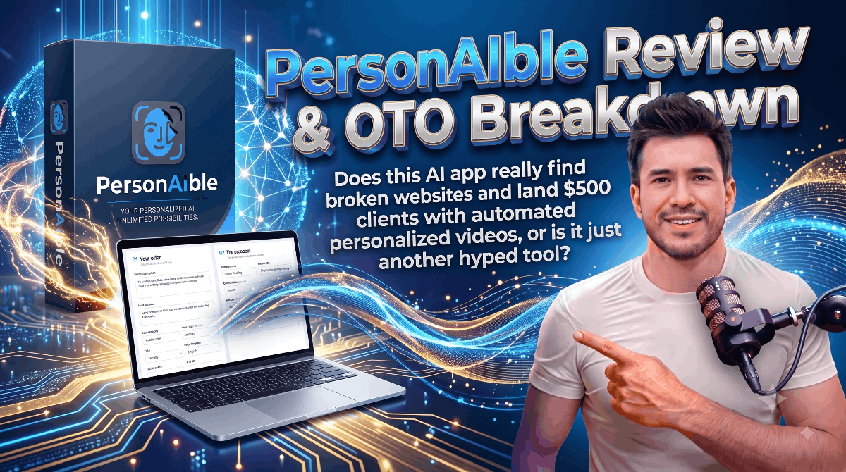 PersonAIble Review - Does This AI App Really Find Broken Websites And Land $500 Clients With Automated Personalized Videos, Or Is It Just Another Hyped Tool? (The Truth & OTOs) 2 PersonAIble Review